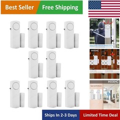 Ultra Loud 90 dB Window & Door Alarm – Essential Home Security Pack of 10