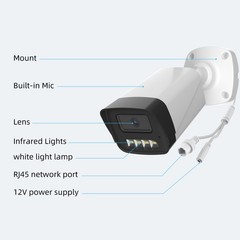 8CH 5MP 3K NVR 5MP Audio POE IP Security Camera System Motion Detection 2TB