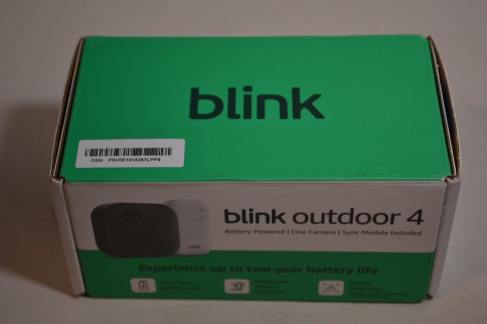Blink Outdoor 4 Wire-Free Smart Security 1 Camera System Kit 4th Gen
