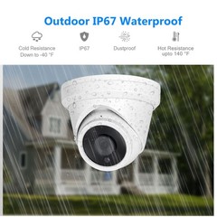 Vikylin 8CH 8POE Home CCTV Security Systems 4K 8MP IR30M IP Camera Outdoor Lot