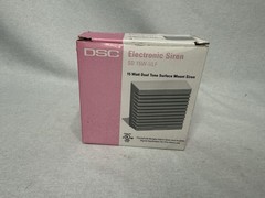 DSC Electronic Alarm Siren SD – 15W-ULF ~ 15 Watt Dual Tone Surface Mount NIB