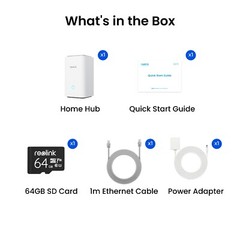 Reolink Home Hub Wireless Security Center Encrypted Expandable Local Storage