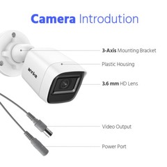 ANNKE 8CH DVR 4PC 2MP EXIR Security Camera System AI Human Detection IP67 H.265+