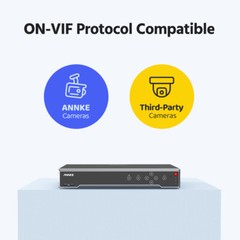 ANNKE 16CH 5MP Lite 5IN1 DVR Security Video Recorder Human Motion Alarm H.265+