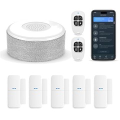 DIY WiFi Door Alarm System – Voice-Controlled & Easy Installation Package