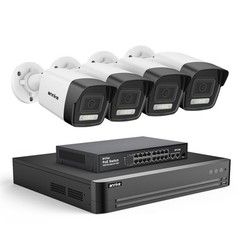 ANNKE 32CH 12MP NVR 3K AI Color Night POE Security Camera System Audio Recording