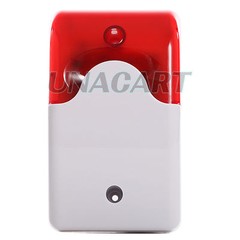 Sound and Light Alarm Warning Mini Strobe Siren DC 12V For Access Control System