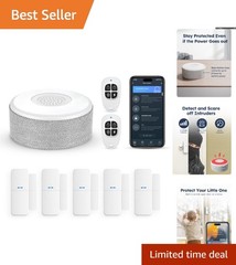 Affordable Wireless Smart Home Alarm System – 8-Piece Kit with Alexa Support
