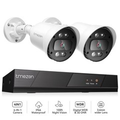 5MP Home Cameras Kit 8CH DVR 1080P Outdoor 100ft Waterproof for Home CCTV