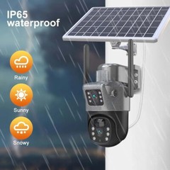 WIFI 8MP Wireless Solar Camera CCTV color Night Vision Security Surveillance