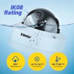 ANNKE 12MP 8CH 16CH NVR 4K Audio POE Security Camera System Color Night Outdoor