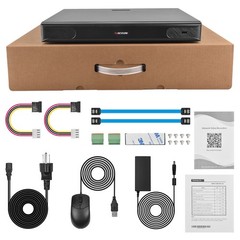 VIKYLIN SmartFind 8POE 16CH NVR 180View Color+IR 4MP Security Camera Systems Lot