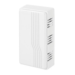 Heath Zenith Wired Mechanical Doorbell Chime, White, Plastic, No Size, White