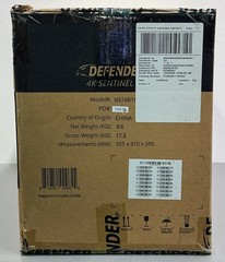 Defender AI POWERED Sentinel 4K Ultra HD Wired 16 Camera PoE 12TB NVR System