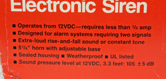 Safe House 49-488F Two Sound Electronic Siren Horn Radio Shack New Boxed WManual