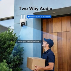 8MP WIFI PTZ Wireless IP66 CCTV Home IP Camera System 12″Monitor 10CH 500G HDD