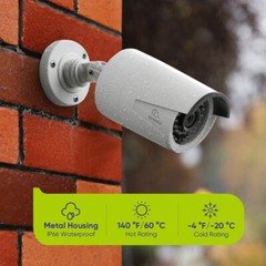 SANNCE 8CH 4K NVR 3MP POE Security IP Camera System Two Way Audio Recording 1TB