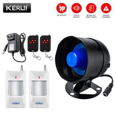 110dB Wireless Home Anti-Burglar Alarm Kit Easy Install Security Sensors