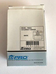 X-10 PRO WIRELESS MOTION DETECTOR MODEL PMS01, White, X10. New open Box.