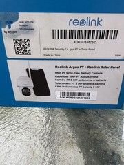 Reolink Argus PT 5MP Pan/Tilt Wire-Free Battery Wi‑Fi Cam + Solar Panel
