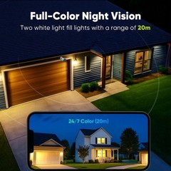 SANNCE 3MP Full Color PoE IP Security Camera System 8CH NVR Audio Recording AI