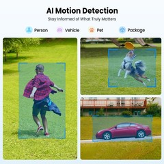 ARCCTV 4MP Wireless Security Camera System Solar Battery Powered 360°PTZ Outdoor